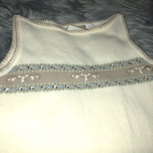 LIZ CLAIBORNE KNITTED PETITE SLEEVELESS - Picture 5 of 7